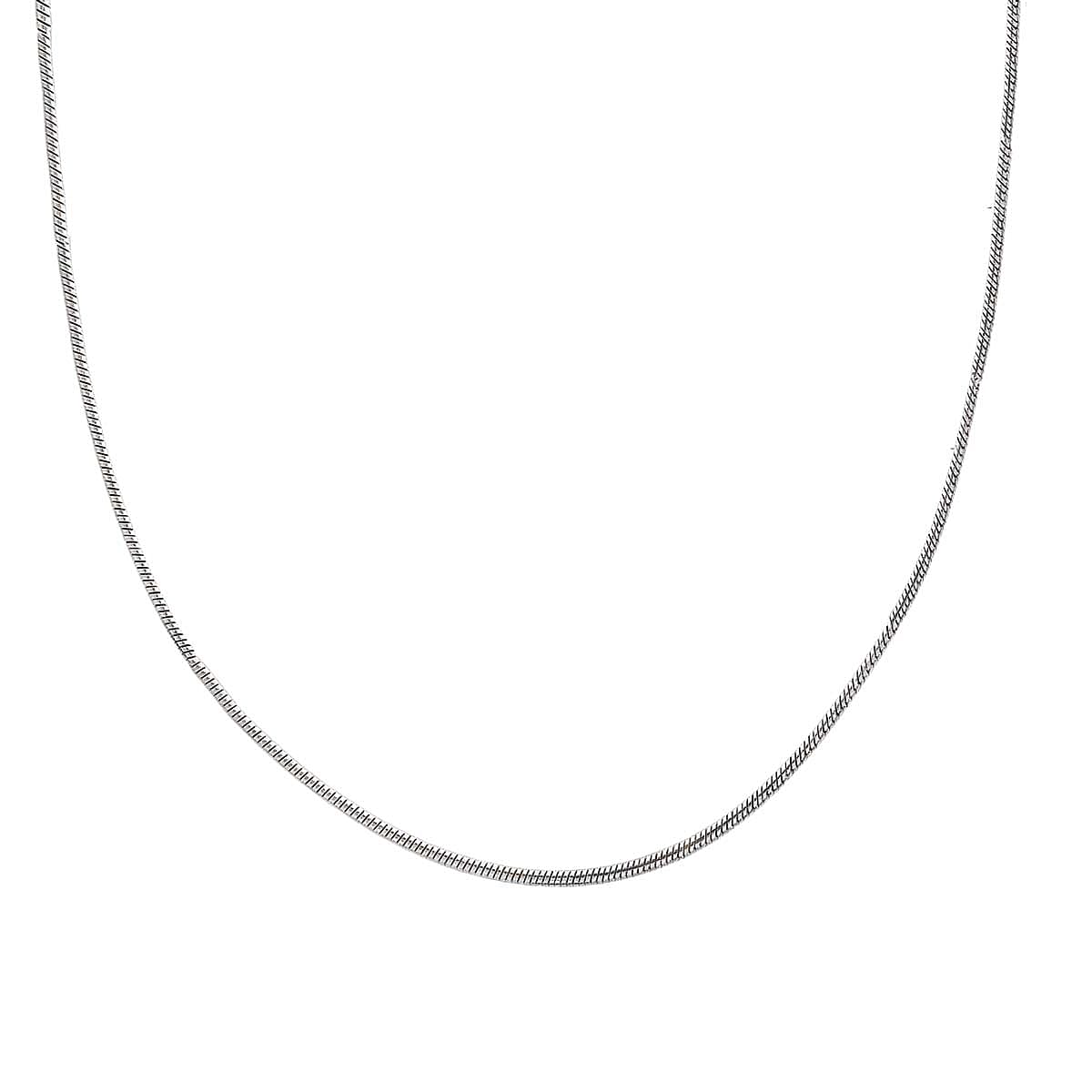 Sterling Silver 1Round Snake Chain 20 Inch 7596047 1