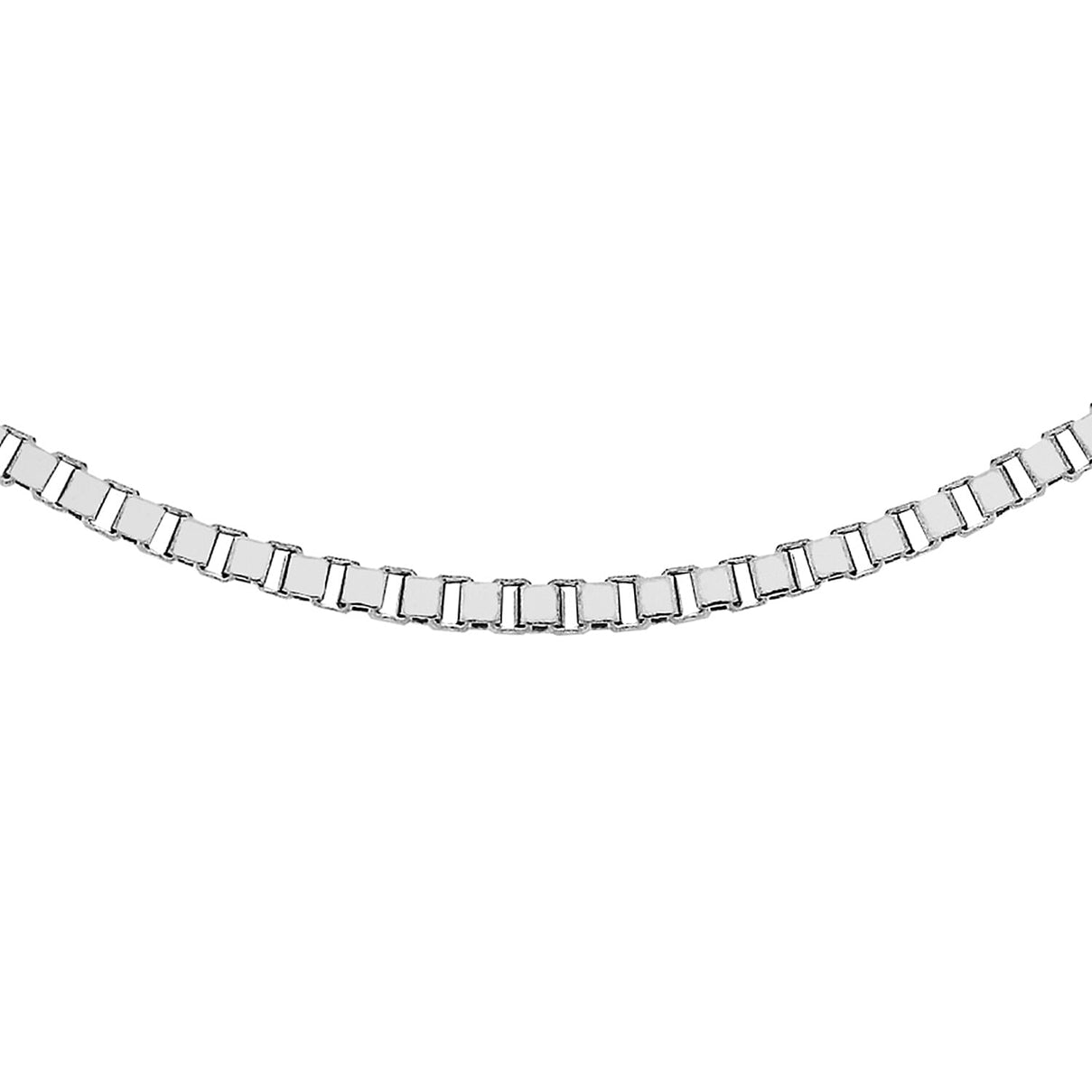 Sterling Silver 1.8mm Bevelled Edge Box Chain 20 Inch 7620336 5