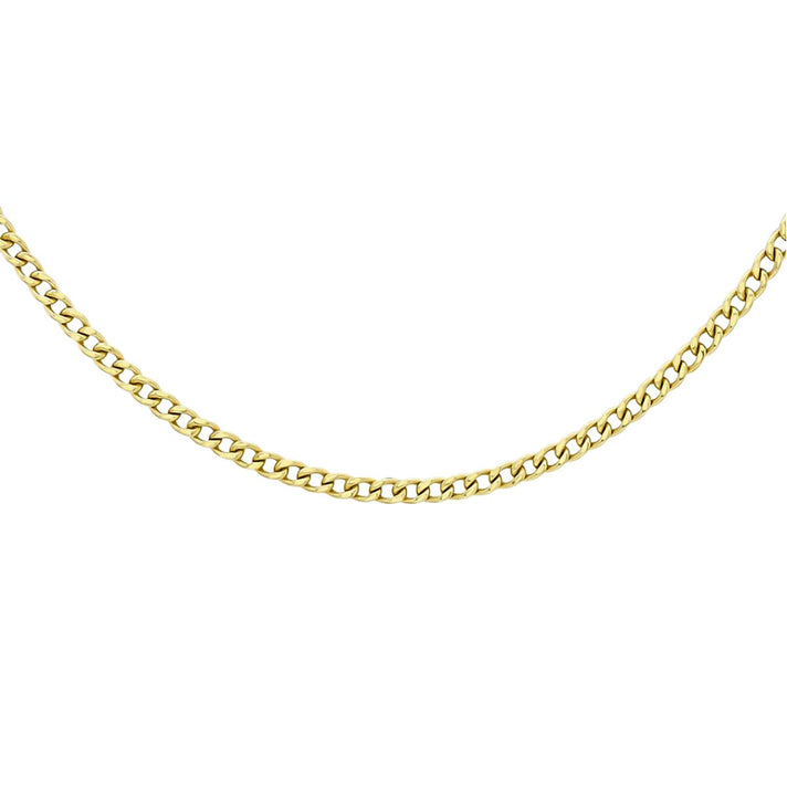 RACHEL GALLEY - Gold Plated Sterling Silver Curb Chain (Size - 20),  Silver Wt. 7.50 Gms 7688091 1