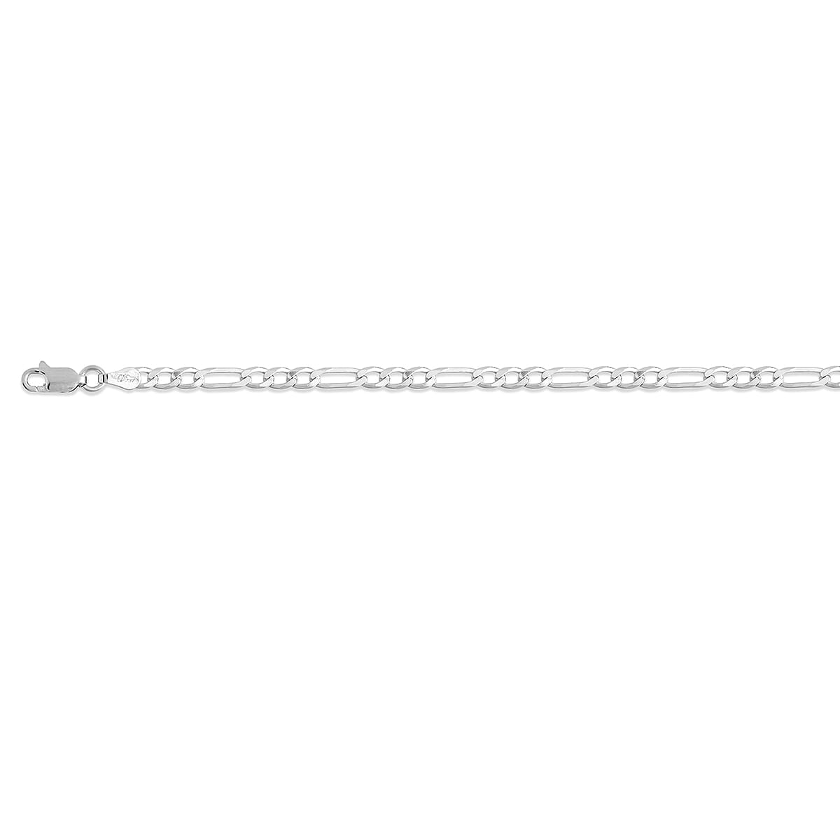 Italian Close Out - Sterling Silver Figaro Necklace (Size - 20) 7723549 0