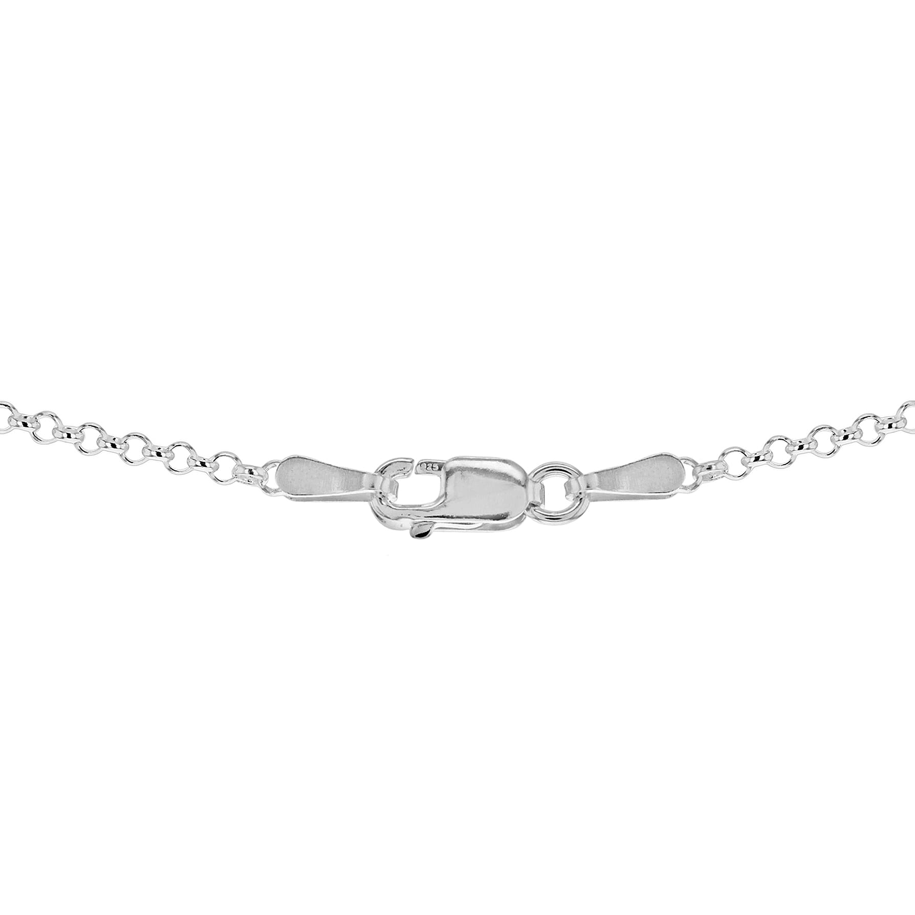 Sterling Silver Round Belcher Chain 20 Inch 7607725 4