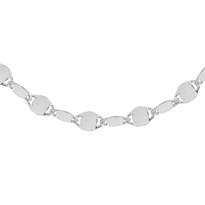 Sterling Silver Flat Mirror 4.8mm Link Chain 20 Inch 7620243 1