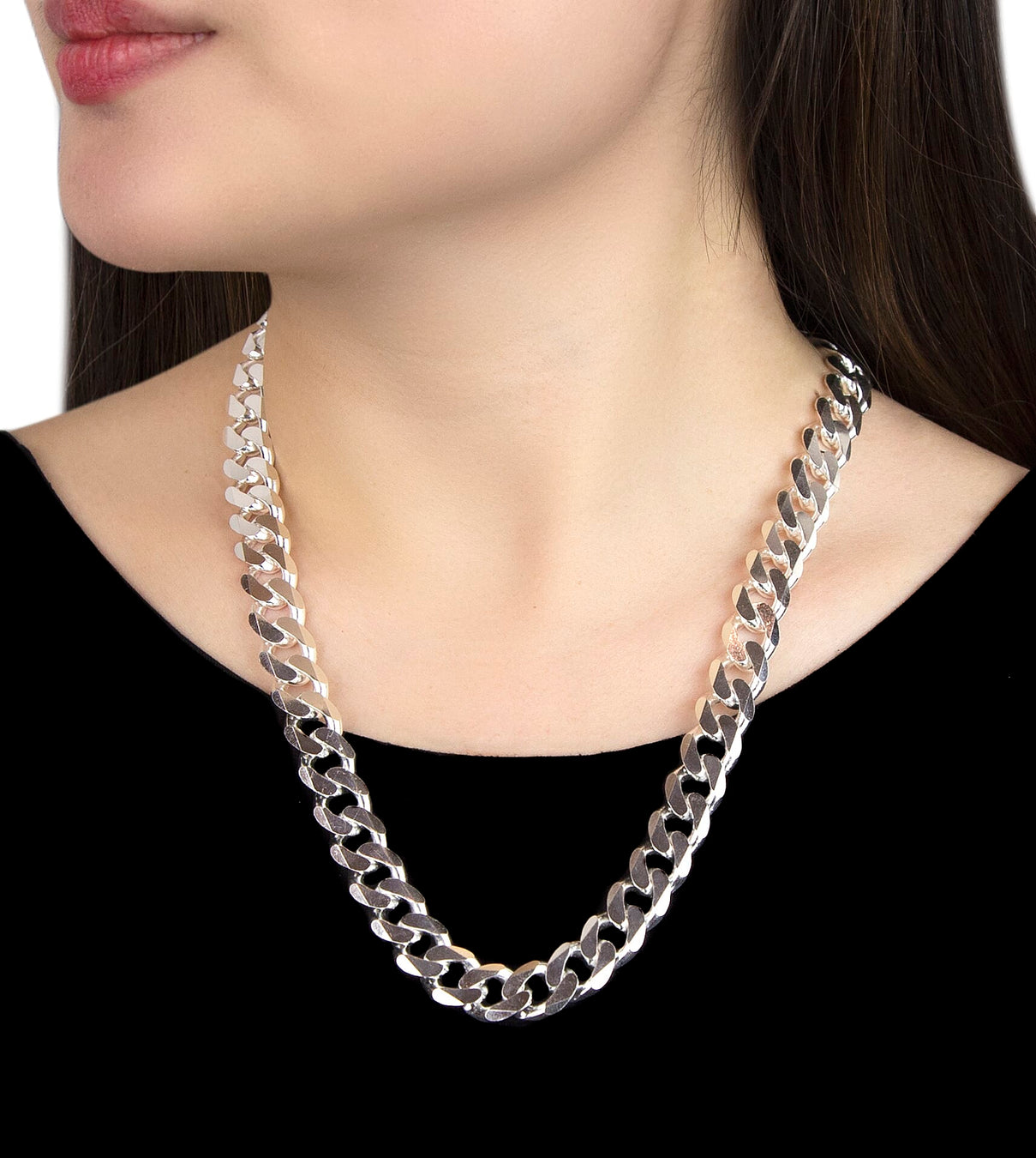 Sterling Silver Curb Chain 20 Inch 7315201 1