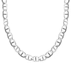 Sterling Silver Diamond Cut Rambo Chain (Size - 20), Silver Wt. 13.80 Gms