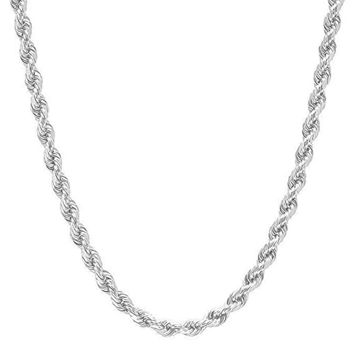 Sterling Silver Rope Chain (Size - 20) with Lobster Clasp, Silver Wt. 7.50 Gms. 8055970 0