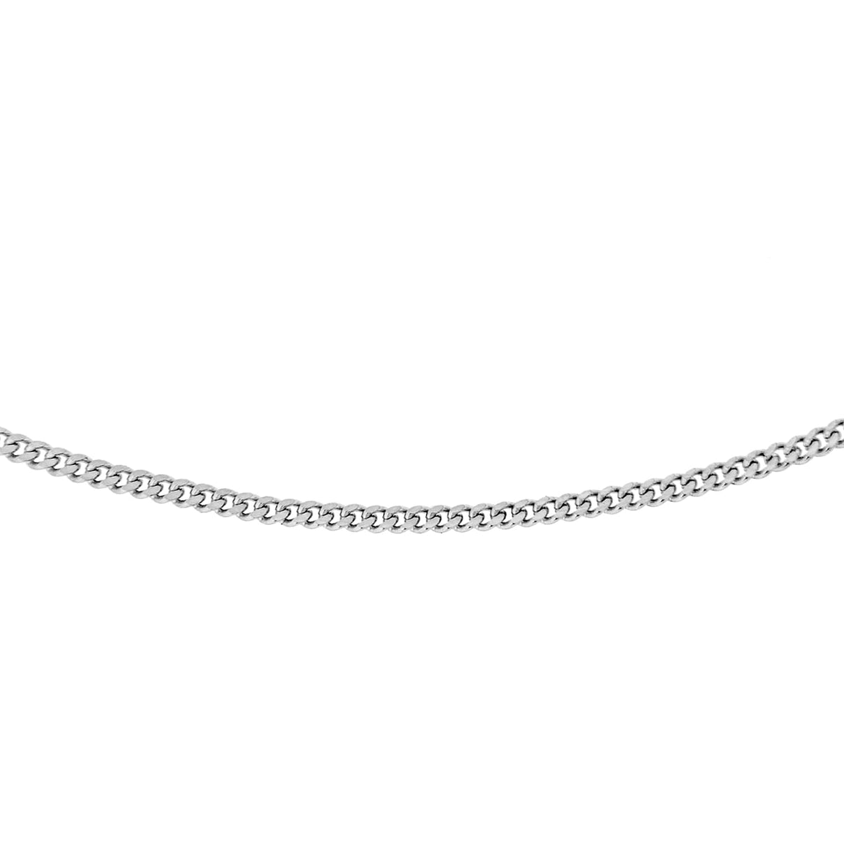 Sterling Silver Adjustable Panza Curb Chain 18 Inch - 20 Inch 7603801 0