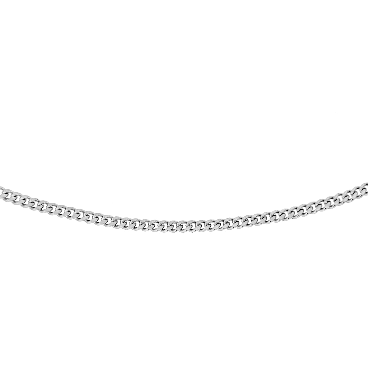 Sterling Silver Adjustable Panza Curb Chain 18 Inch - 20 Inch 7603801 0