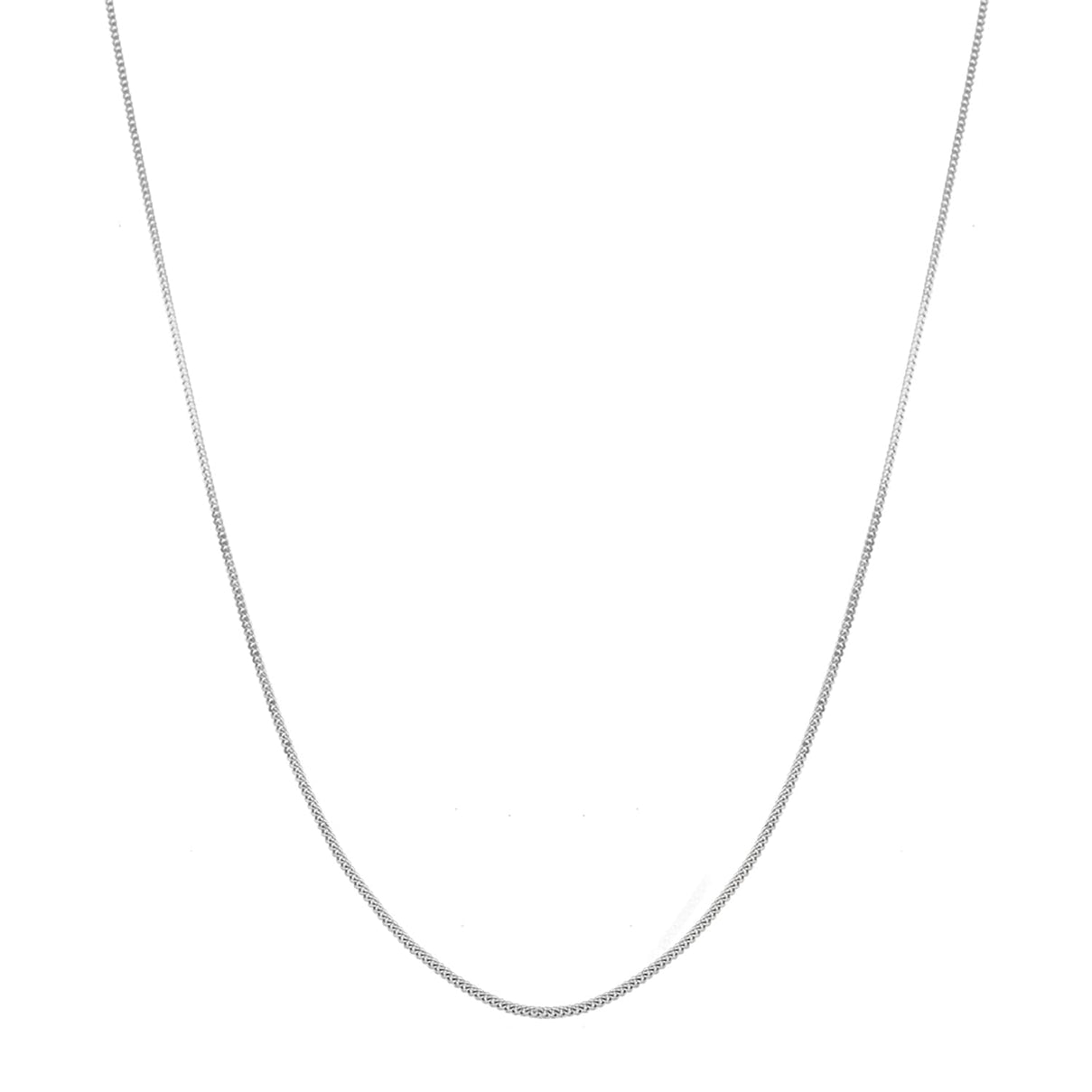 Sterling Silver Adjustable Panza Curb Chain 18 Inch - 20 Inch 7603801 3
