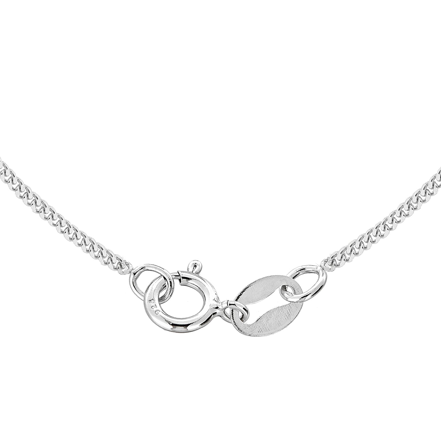 Sterling Silver Panza Curb Chain 20 Inch 7603805 2