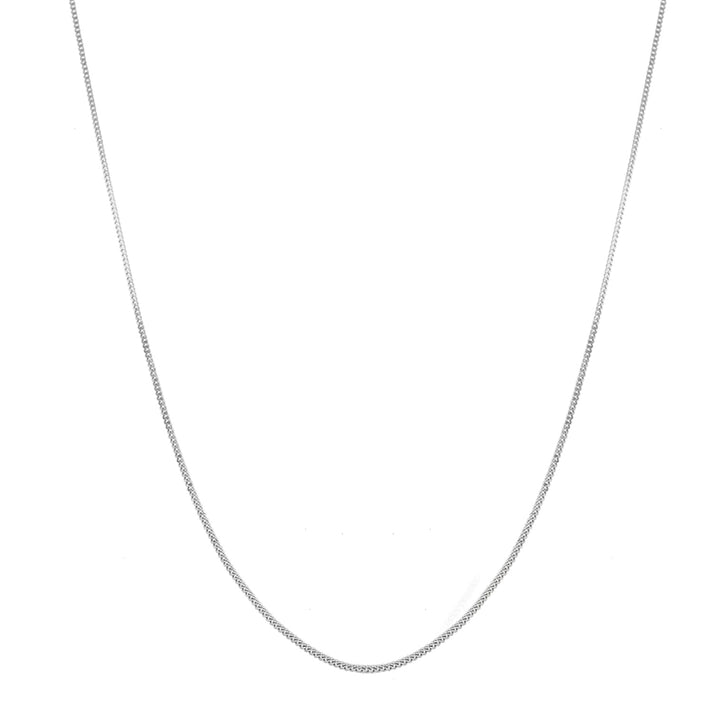 Sterling Silver 1.4mm Panza Curb Chain 20 Inch 7603826 2