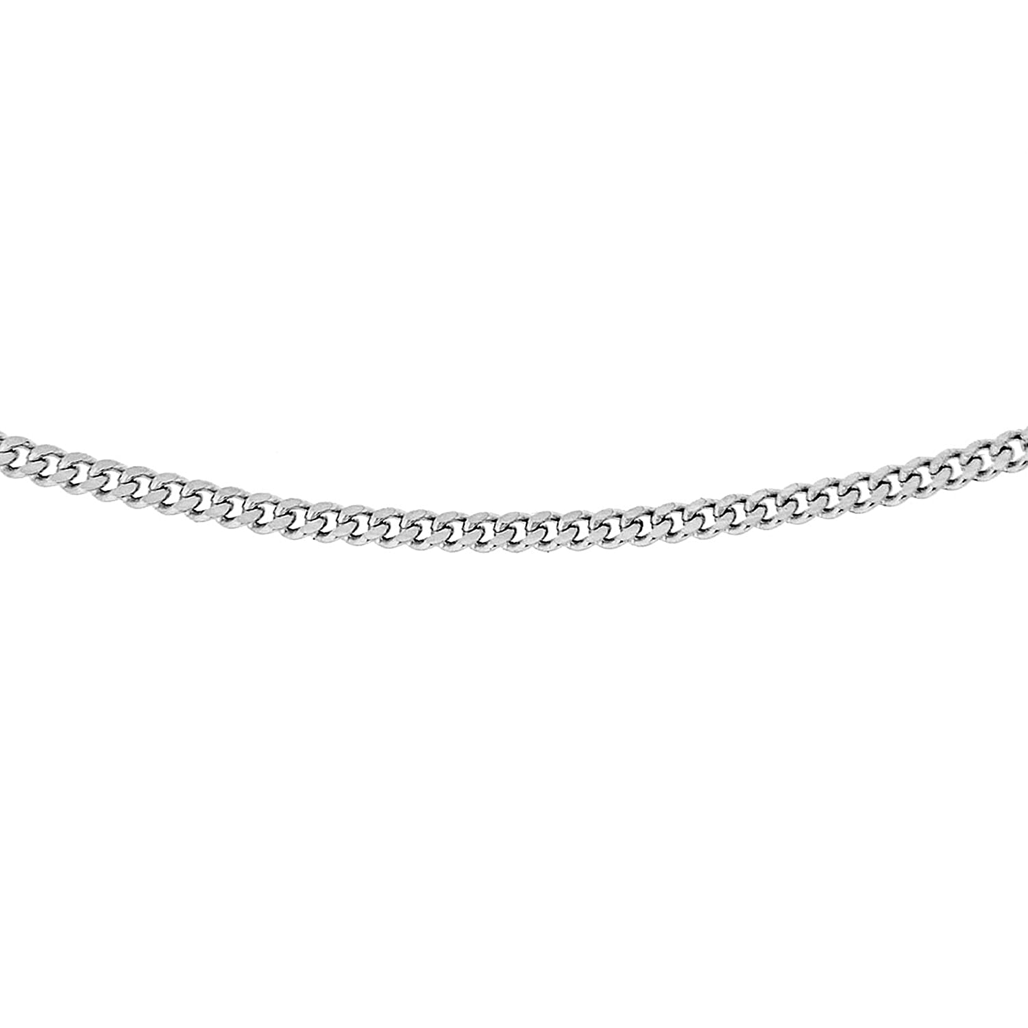 Sterling Silver Panza Curb Chain 20 Inch 7604788 0