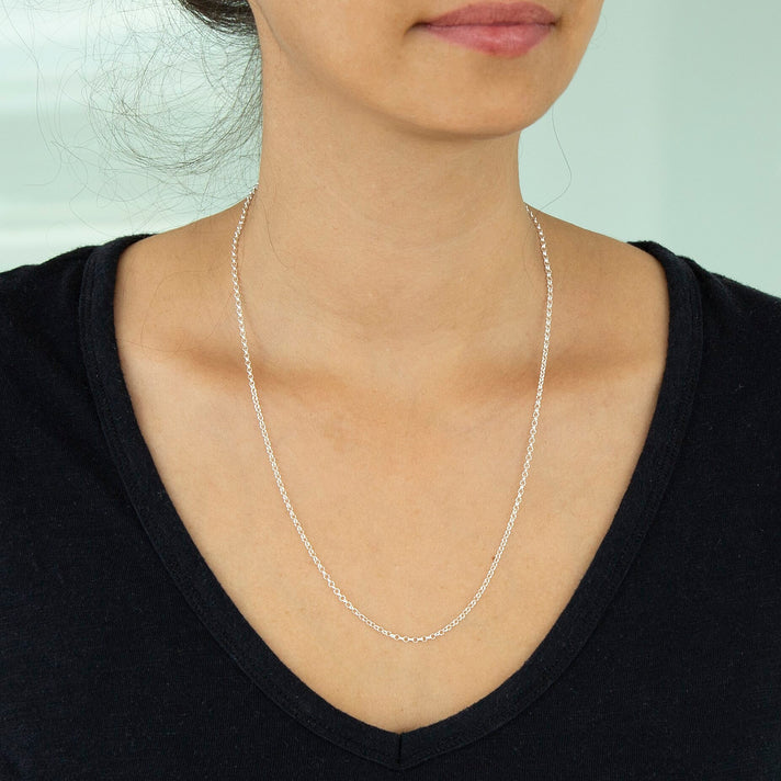 Sterling Silver 1.9mm Belcher Chain 20 Inch 7607399 2