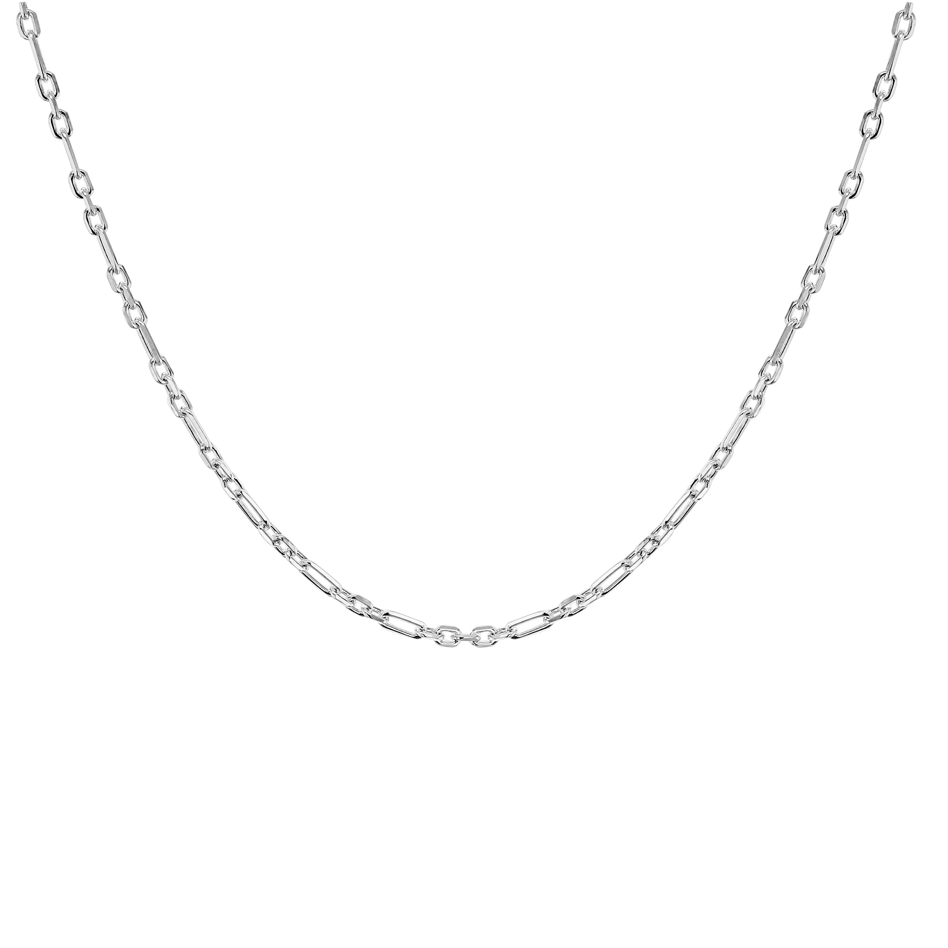Sterling Silver 2mm Diamond Cut Figaro Chain 20 Inch 7617868 2