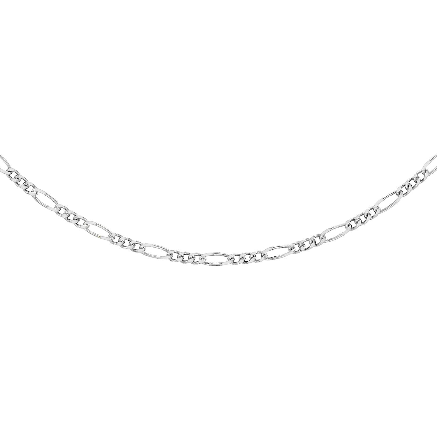 Sterling Silver Figaro Chain 20 Inch 7617896 0