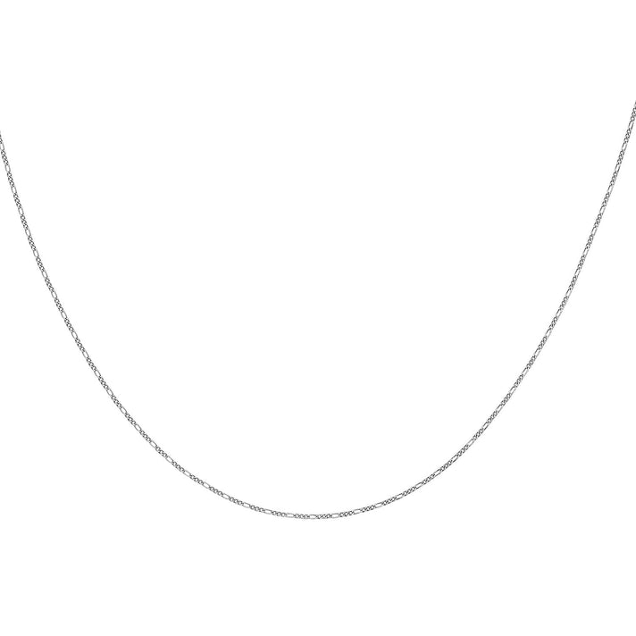 Sterling Silver Figaro Chain 20 Inch 7617896 2