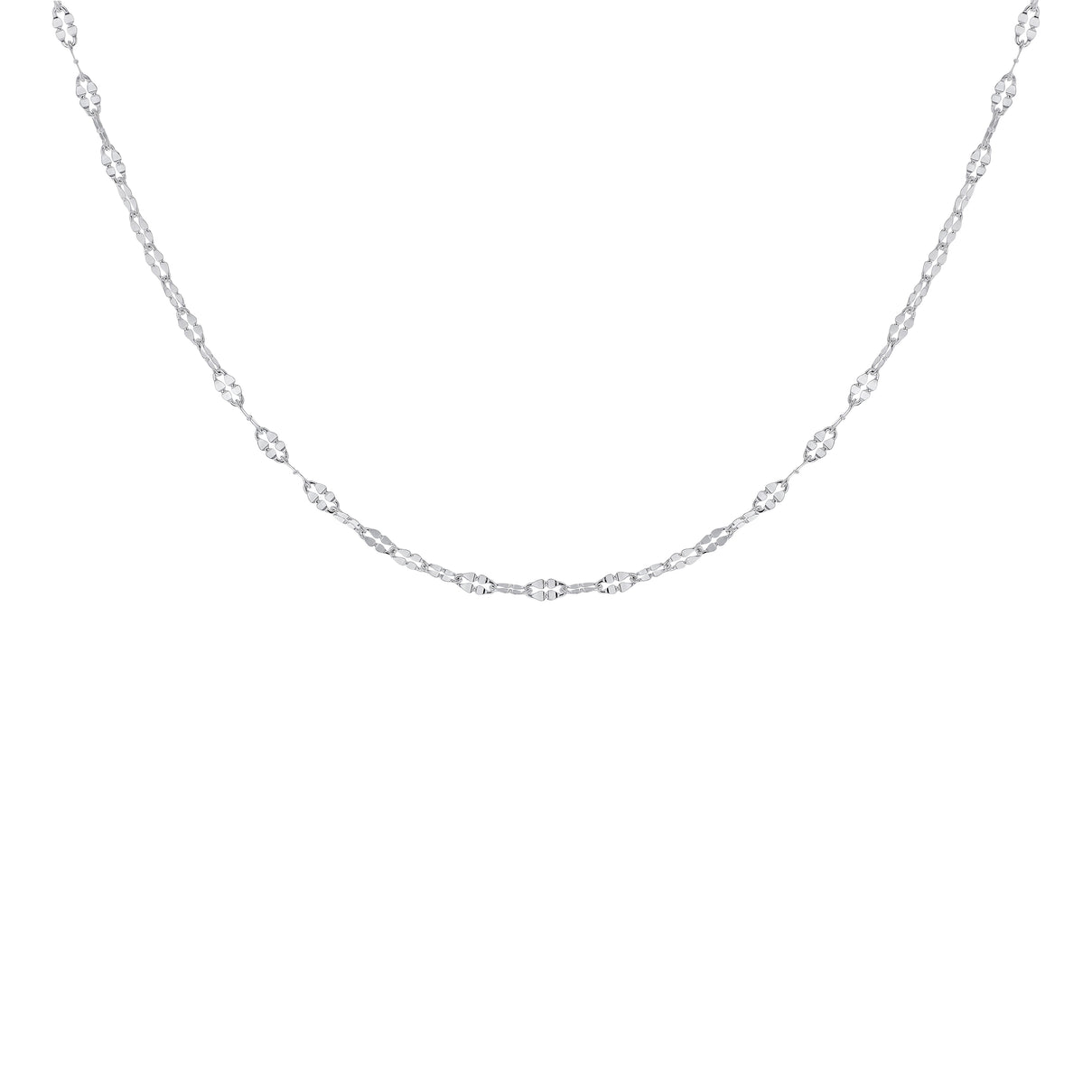 Sterling Silver Diamond Cut Forzatina Chain 20 Inch 7618684 3