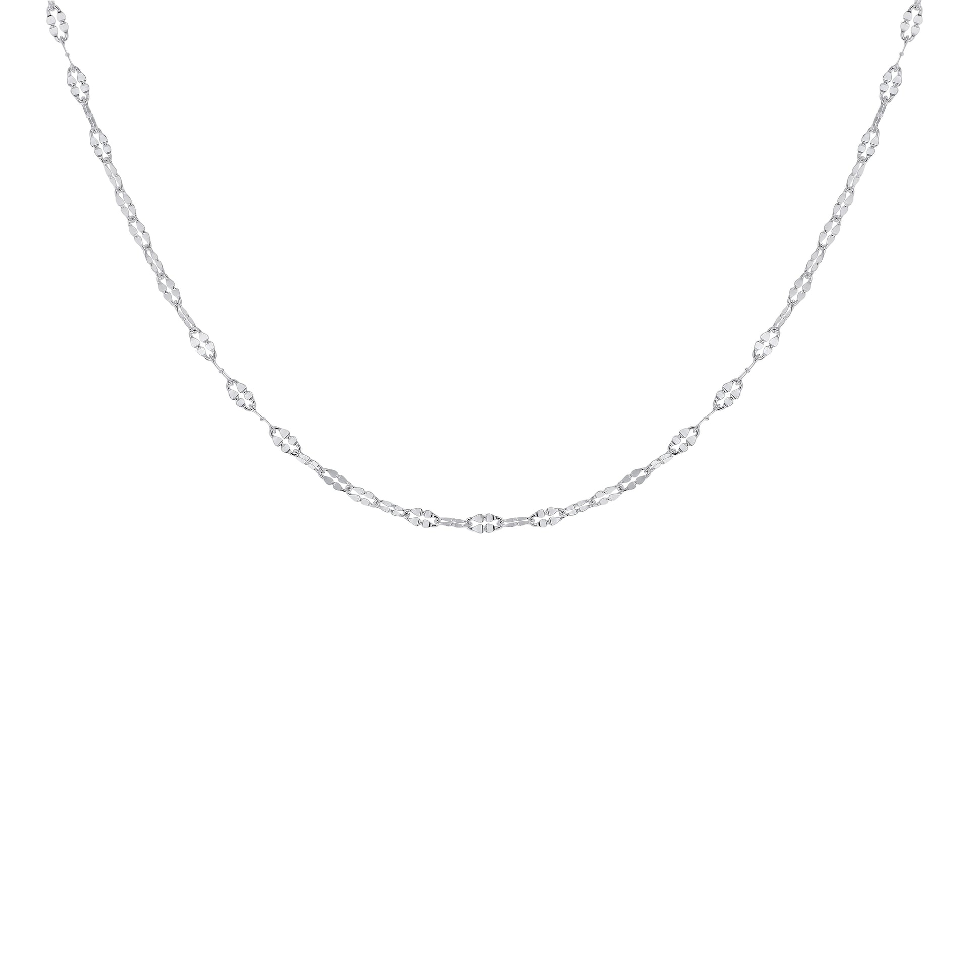 Sterling Silver Diamond Cut Forzatina Chain 20 Inch 7618684 3