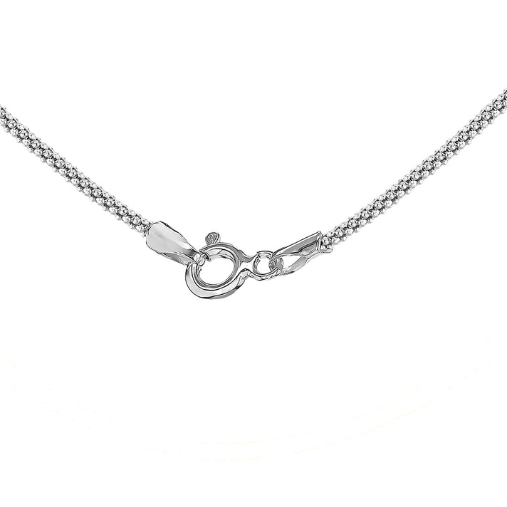Sterling Silver Popcorn Chain 20 Inch 7618790 2