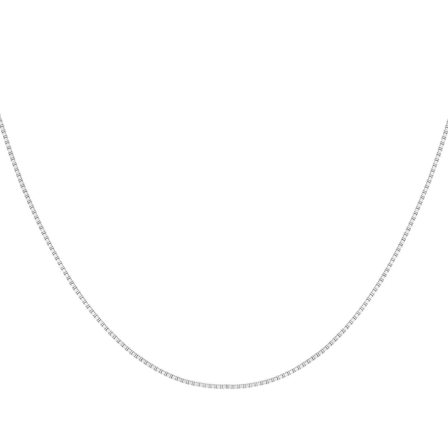 Sterling Silver 0.9mm Box Adjustable Slider Chain 20 Inch 7619065 1