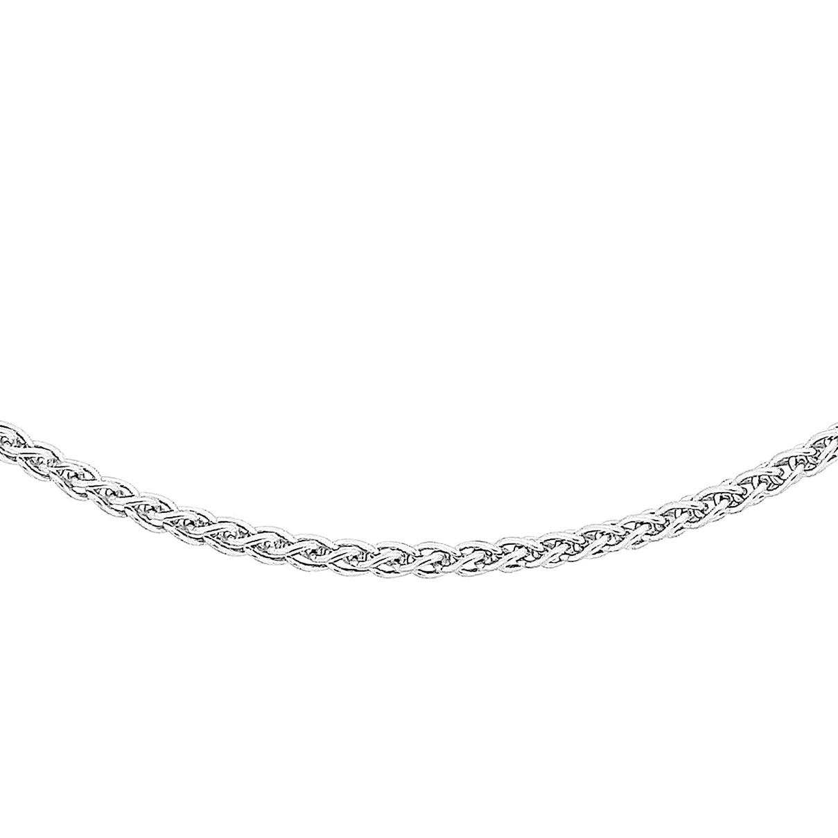Sterling Silver Adjustable Spiga Slider Chain 20 Inch 7619077 0
