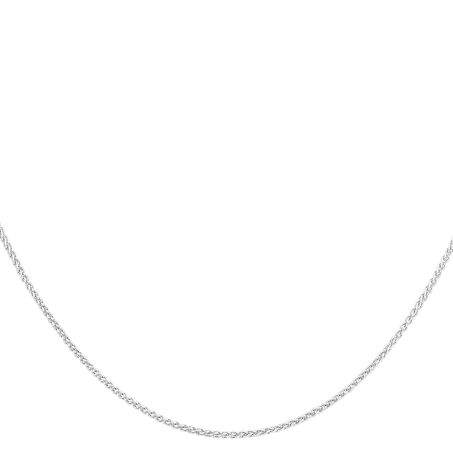 Sterling Silver Adjustable Spiga Slider Chain 20 Inch 7619077 1