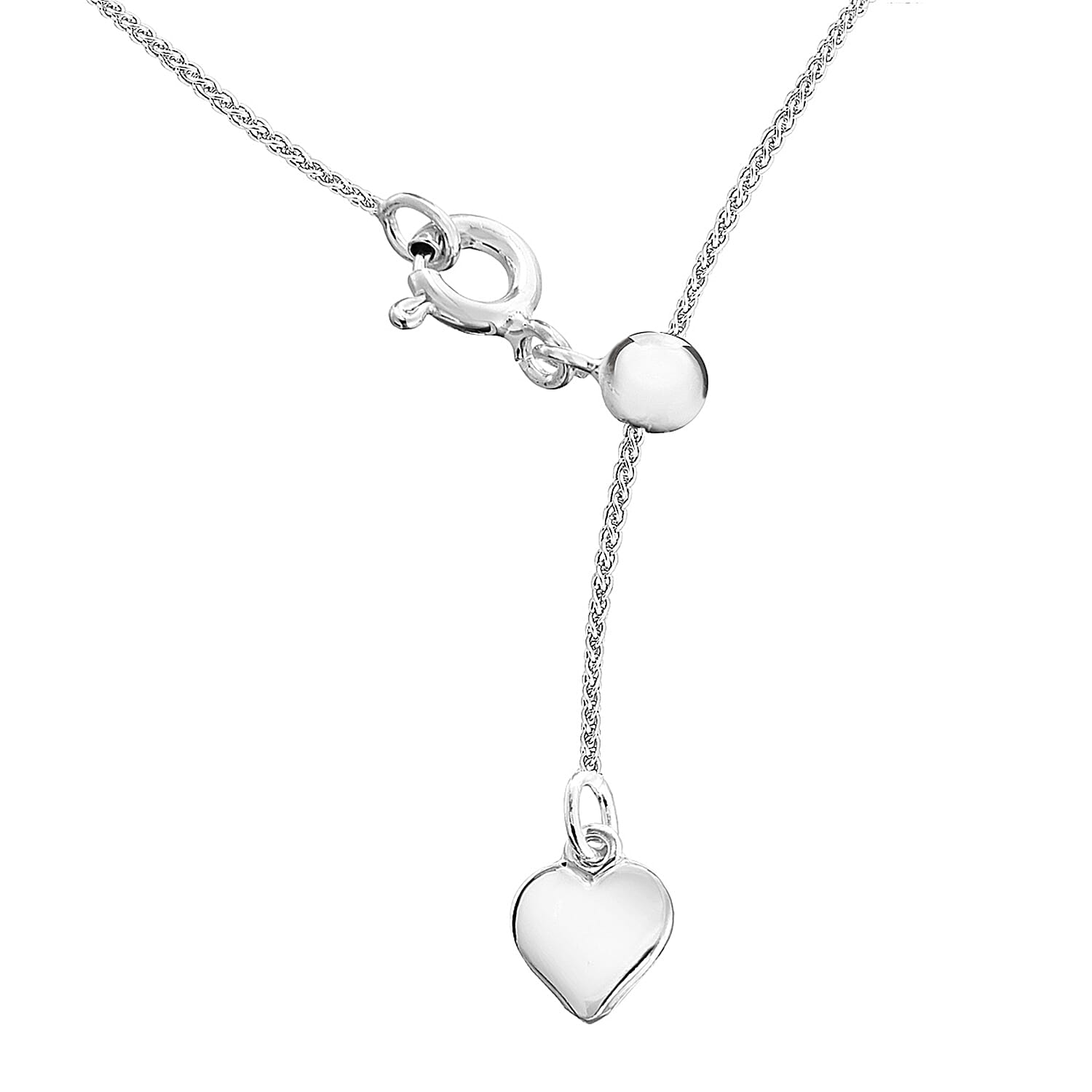 Sterling Silver Adjustable Spiga Slider Chain 20 Inch 7619077 2