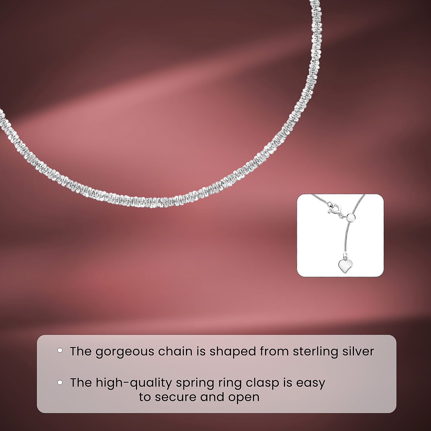 Sterling Silver Adjustable Tocalle Slider Chain 20 Inch 7619092 2