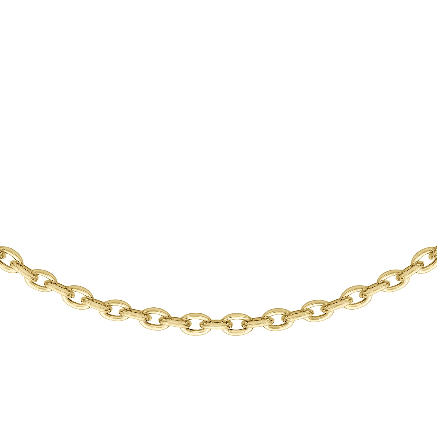 Sterling Silver Yellow Gold Plated Adjustable Trace Chain 18 Inch - 20 Inch 7619999 0
