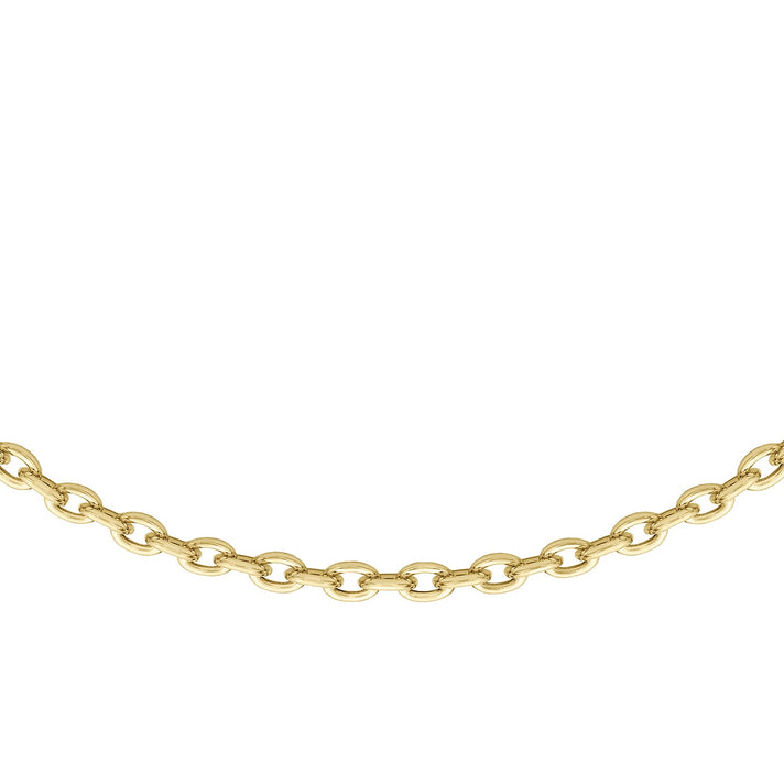 Sterling Silver Yellow Gold Plated Adjustable Trace Chain 18 Inch - 20 Inch 7619999 1