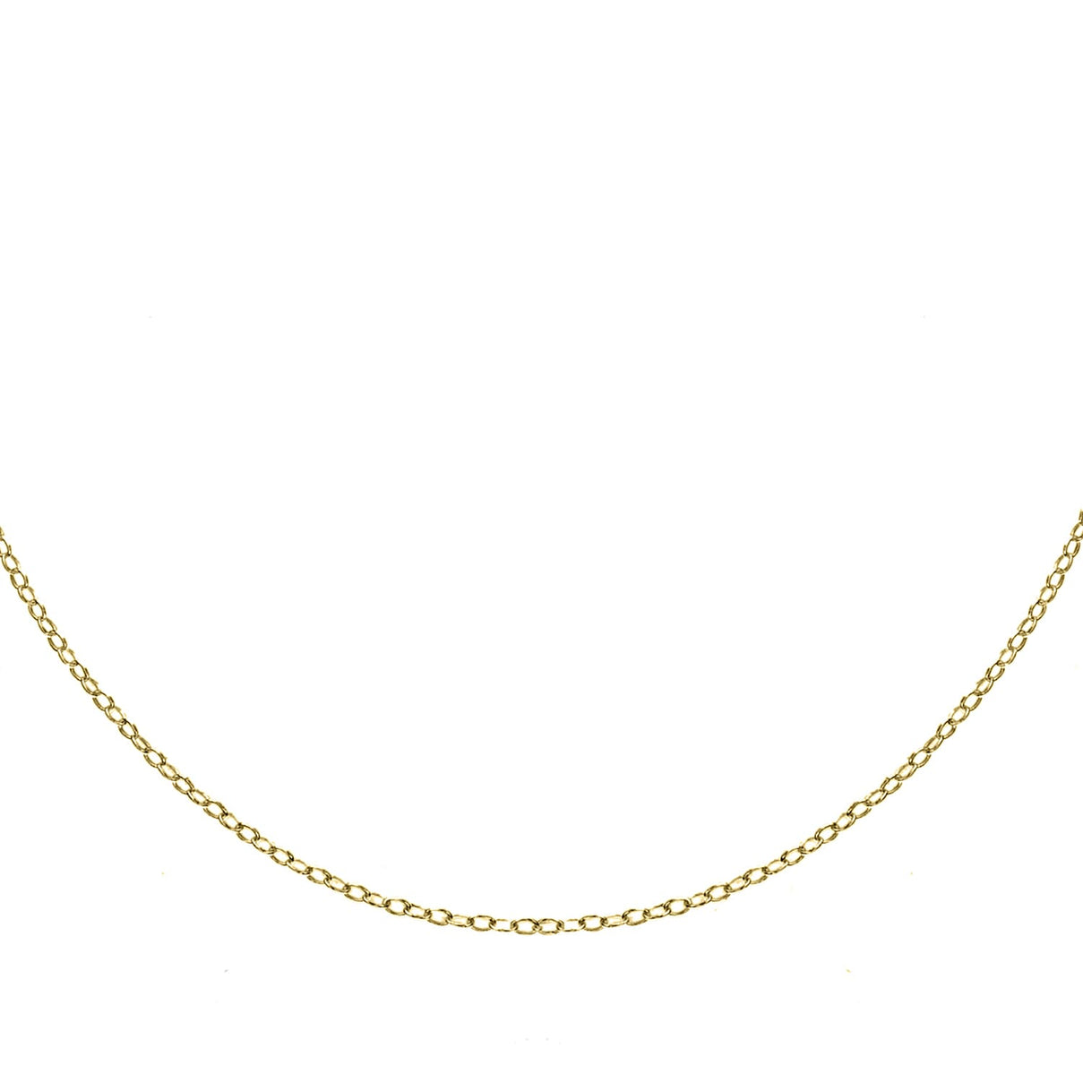Sterling Silver Yellow Gold Plated Adjustable Trace Chain 18 Inch - 20 Inch 7619999 3