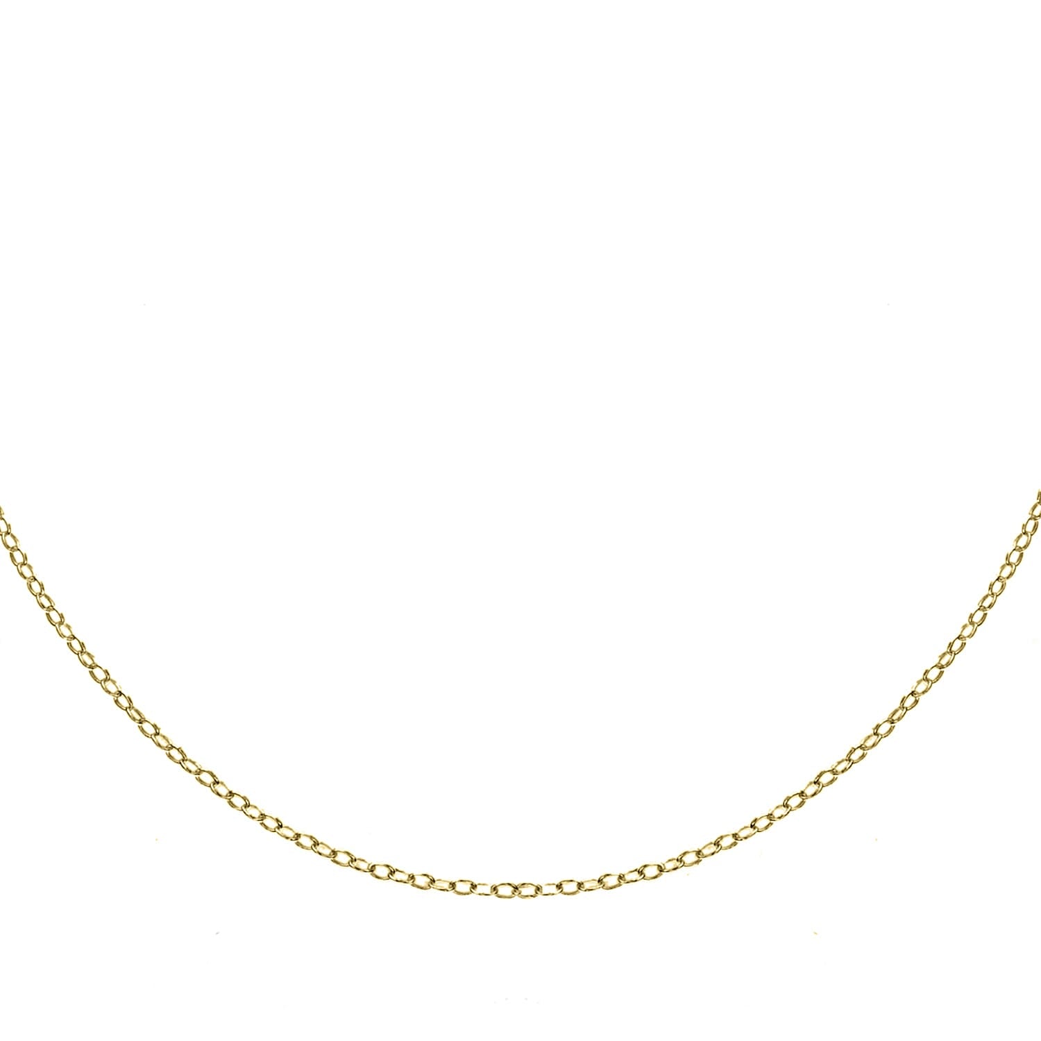 Sterling Silver Yellow Gold Plated Adjustable Trace Chain 18 Inch - 20 Inch 7619999 3