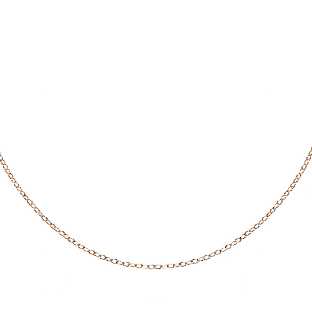 Sterling Silver Rose Gold Plated Adjustable Trace Chain 18 Inch - 20 Inch 7620008 3