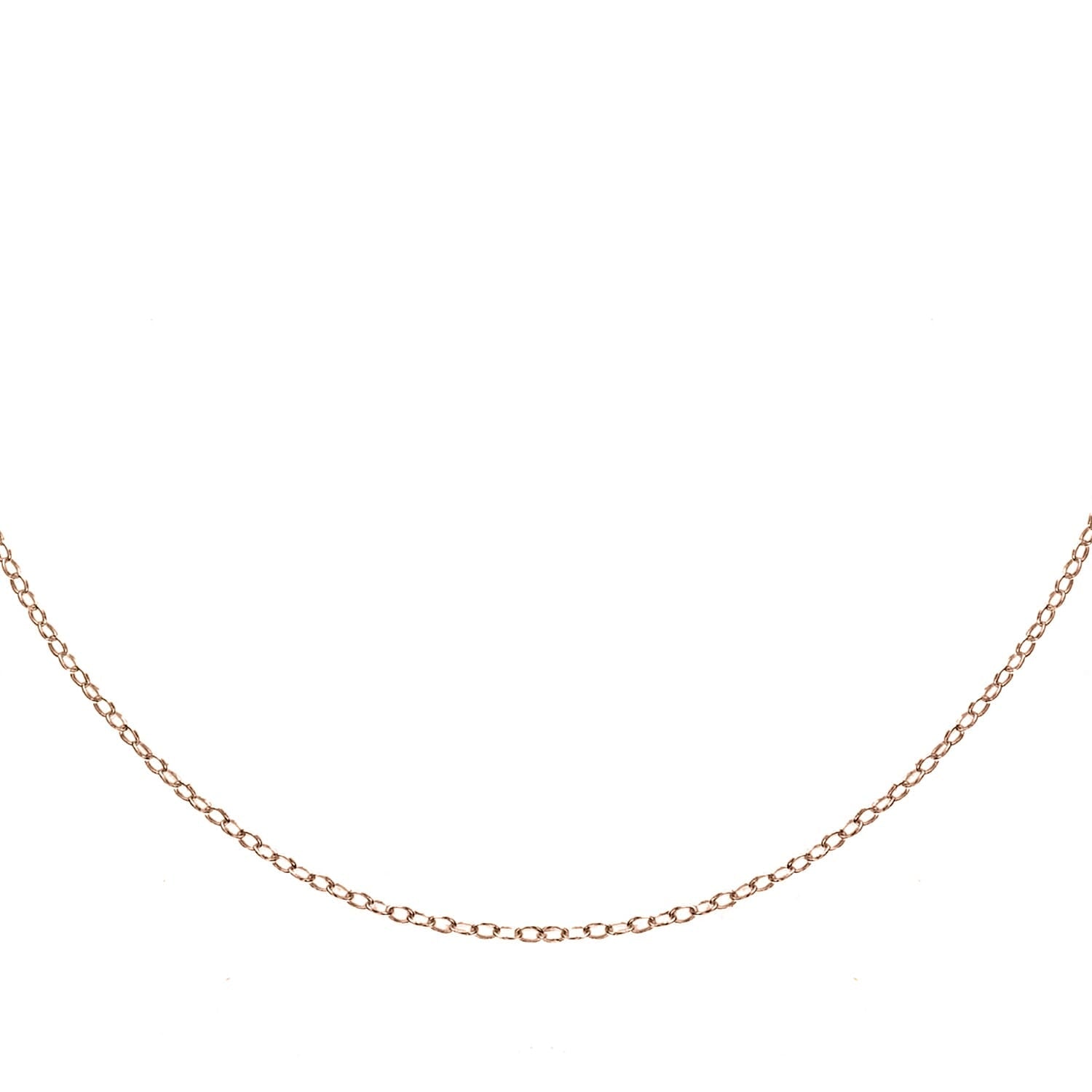 Sterling Silver Rose Gold Plated Adjustable Trace Chain 18 Inch - 20 Inch 7620008 3