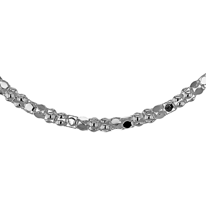 Sterling Silver Mirror Popcorn Chain 20 Inch 7620334 1