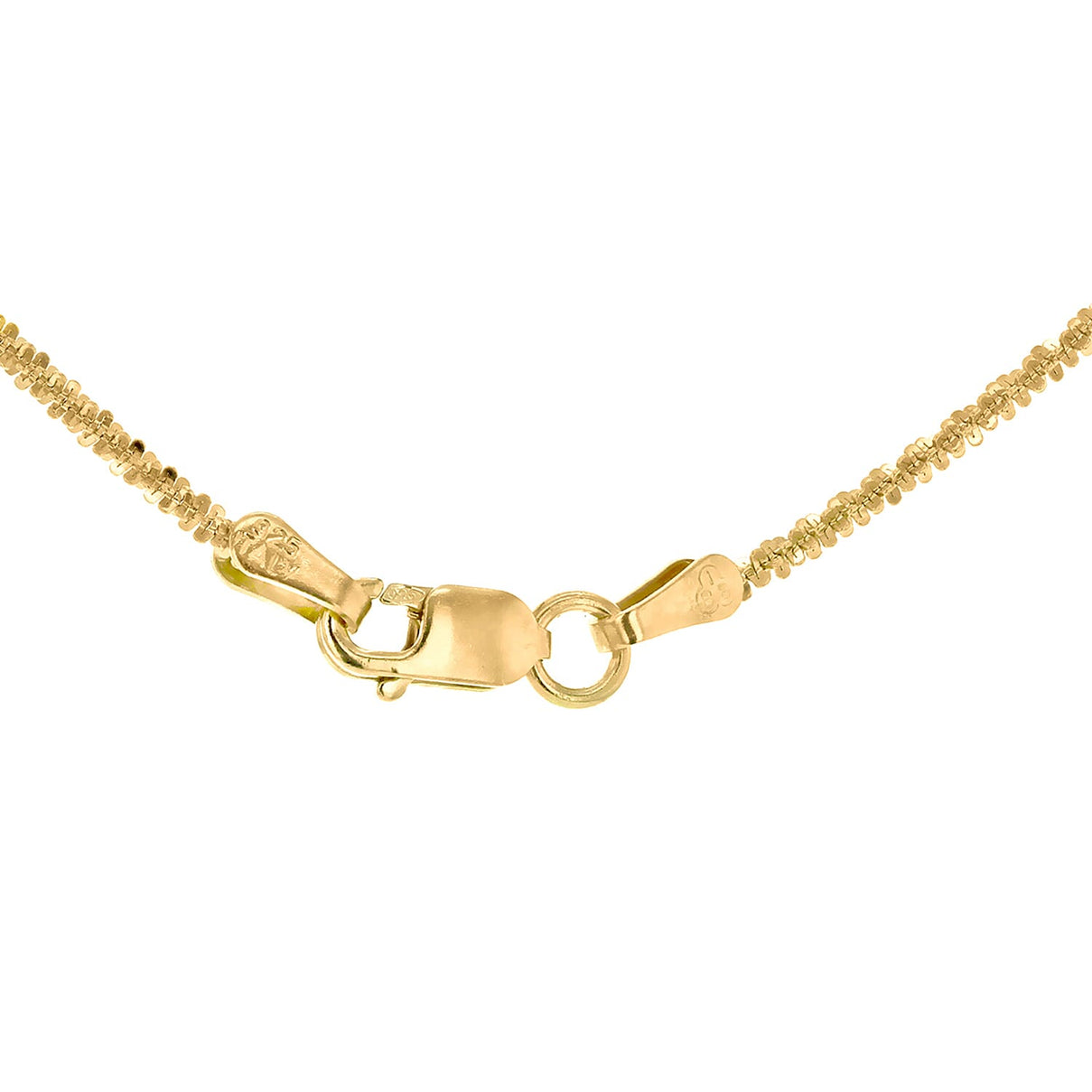 Sterling Silver Yellow Gold Plated Tocalle Chain 20 Inch 7620544 2