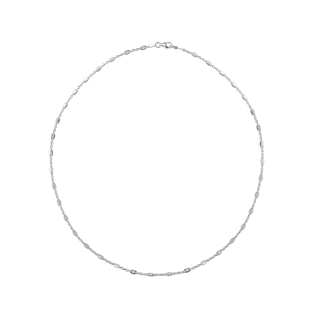 Italian Close Out - Sterling Silver Confetti Chain (Size - 20)  4.2 Grams