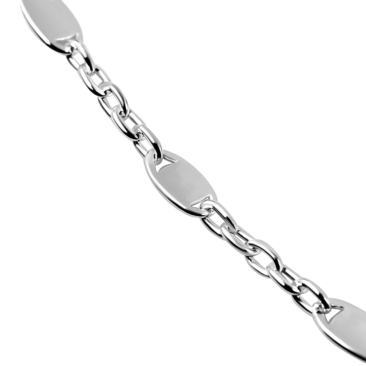 Sterling Silver Station Chain (Size - 20) 7708516 2