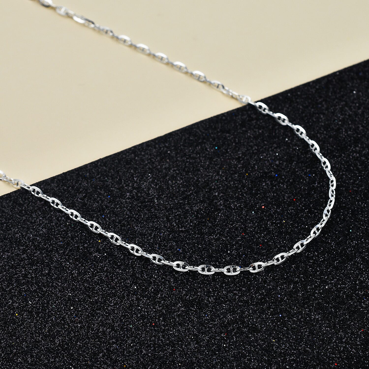 Sterling Silver Anchor Link Necklace (Size - 20) 7723925 1
