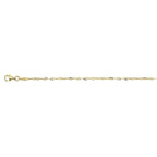 Gold Plated Sterling Silver Anchor Link Chain (Size - 20)
