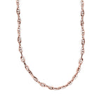 Rose Gold Plated Sterling Silver Chain (Size - 20)
