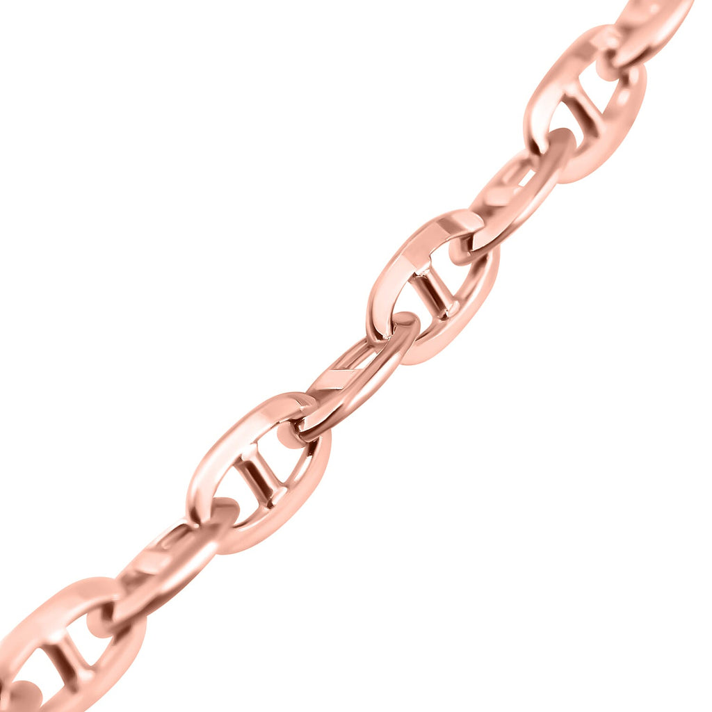 Rose Gold Plated Sterling Silver Chain (Size - 20)