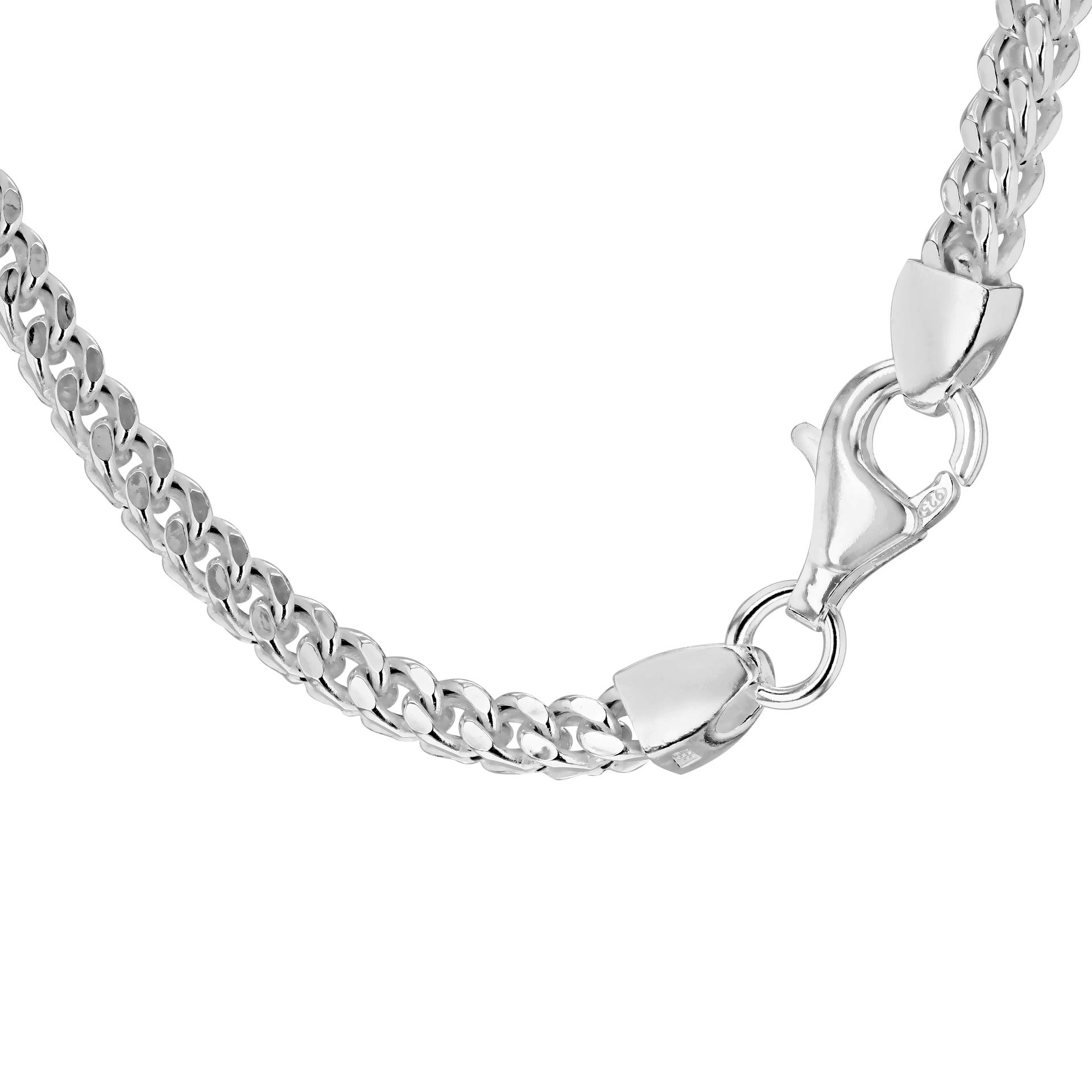 Sterling Silver 3.5mm Square Franco Chain 22 Inch 7315381 5
