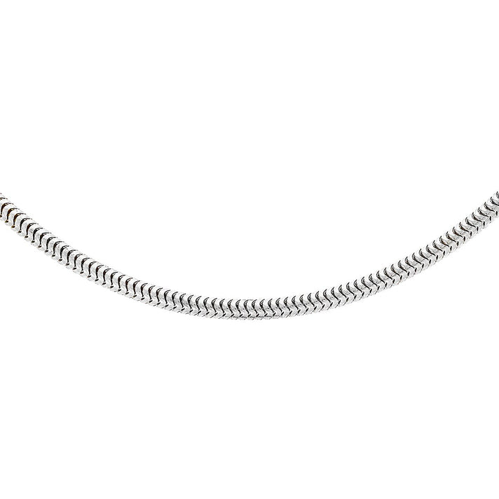 Sterling Silver Round Snake Chain 22 Inch 7595809 1