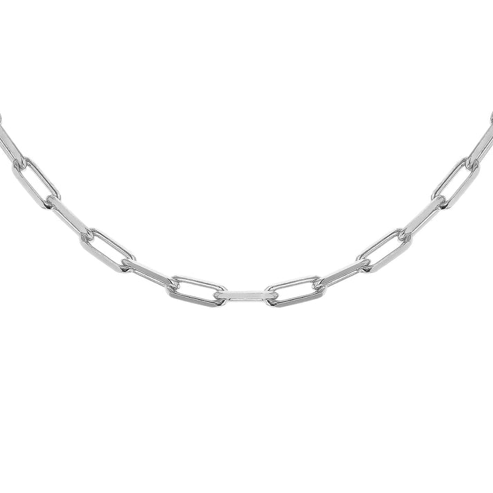 Sterling Silver 2.7mm Paperclip Chain 22 Inch 7618164 1