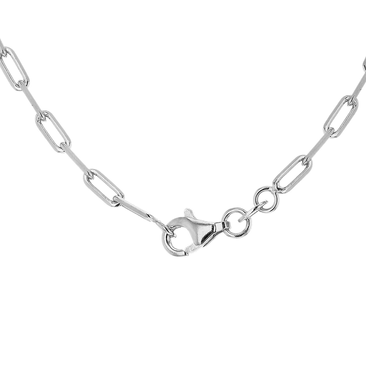 Sterling Silver 2.7mm Paperclip Chain 22 Inch 7618164 2