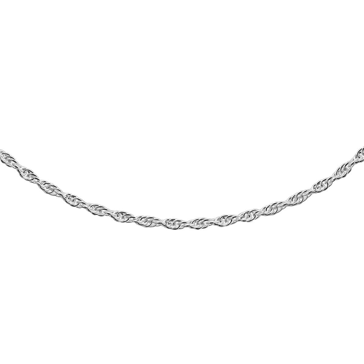 Princess Of Wales Chain (Size - 22) With Spring Ring Clasp Sterling Silver 7282070 0
