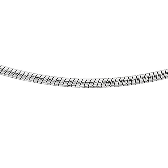 Sterling Silver 1mm Round Snake Chain 22 Inch 7598690 1