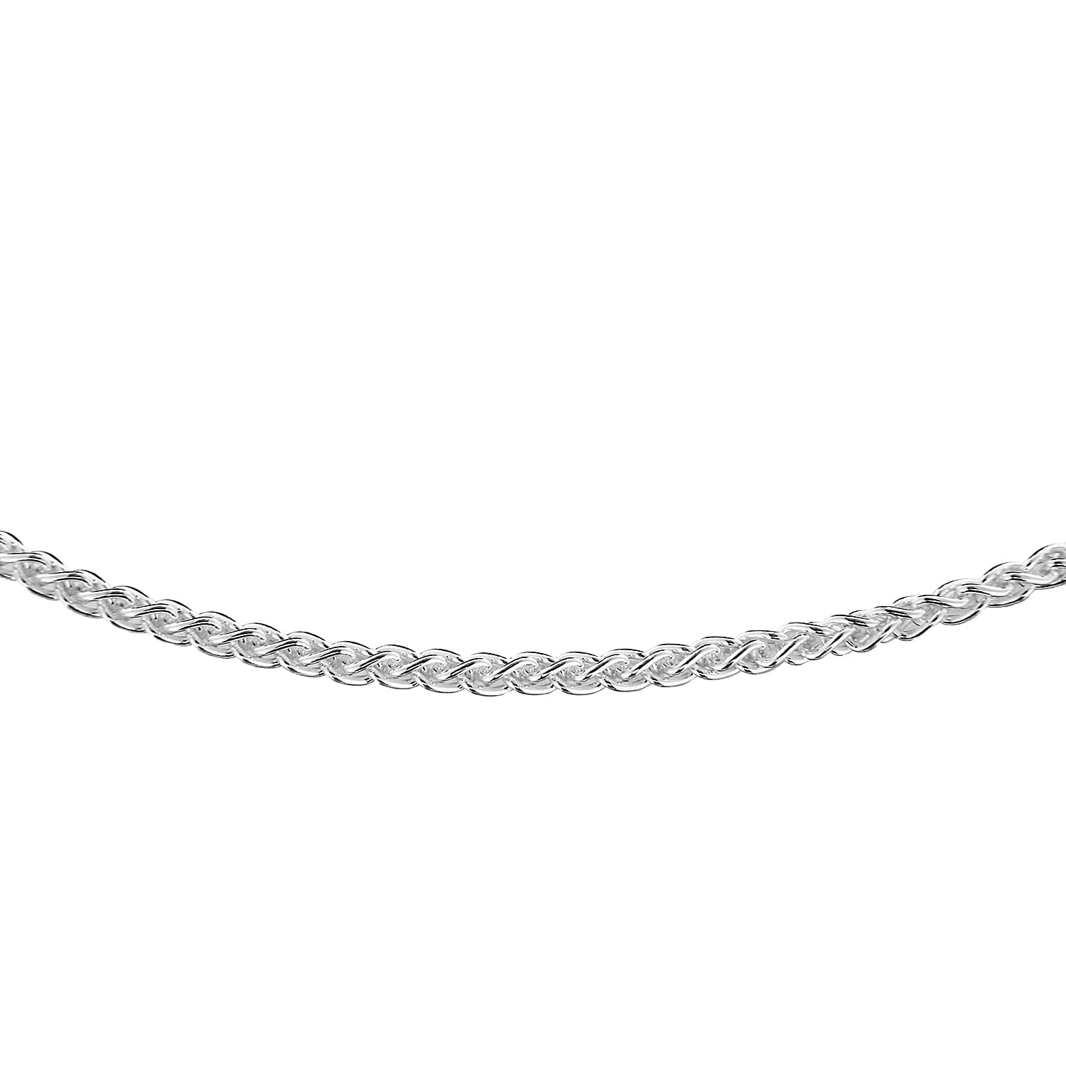 Sterling Silver Spiga Chain 22 Inch 7603776 0