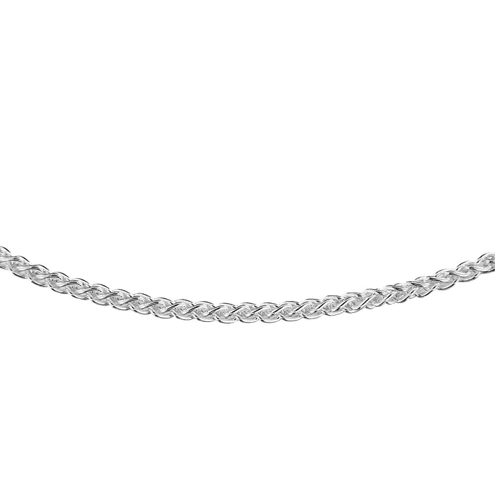 Sterling Silver Spiga Chain 22 Inch 7603776 1