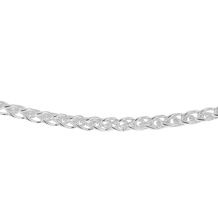 Sterling Silver Adjustable Heart Slider Spiga Chain 22 Inch 7619087 1